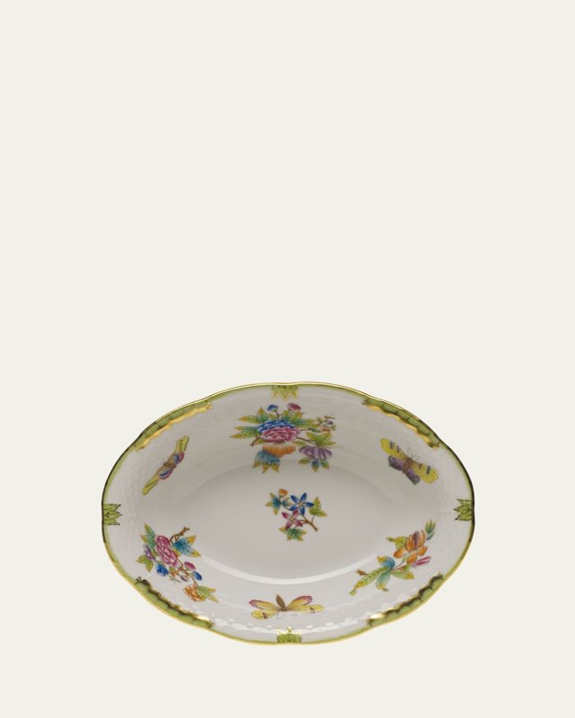 Queen Victoria Oval Vegetable Dish